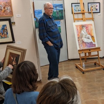 Photo of Wordell art critique group